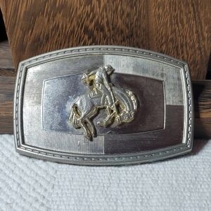 Rodeo Bronc Rider Belt Buckle